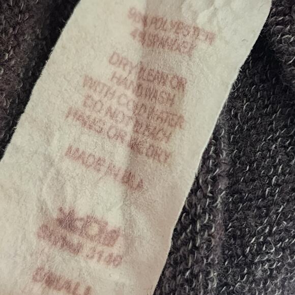 Entro Small Grey Gray Cardigan Sweater - Picture 4 of 4